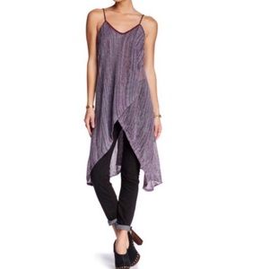 Free People Purple Sheer Top
